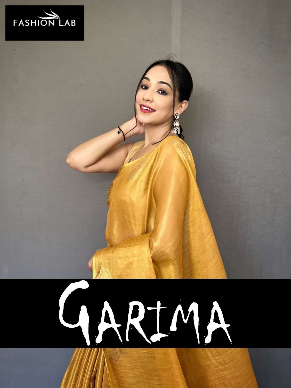 Garima By Fashion Lab 4101 To 4110 Series Indian Traditional Wear Collection Beautiful Stylish Fancy Colorful Party Wear & Occasional Wear Tissue Silk Sarees At Wholesale Price