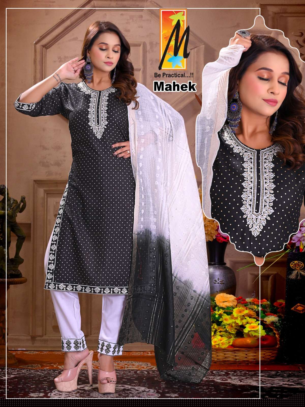 Mahek By Master 01 To 08 Series Beautiful Stylish Suits Fancy Colorful Casual Wear & Ethnic Wear & Ready To Wear Rayon Dresses At Wholesale Price