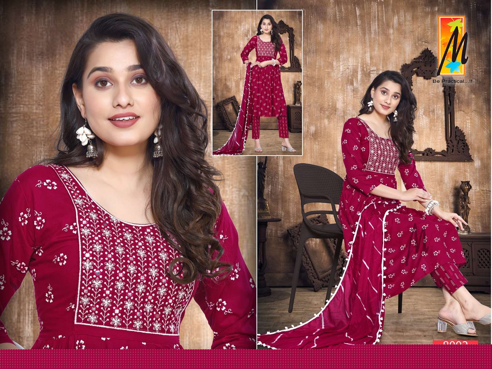 Nazakat By Master 8001 To 8008 Series Beautiful Summer Collection Pakisatni Suits Stylish Fancy Colorful Casual Wear & Ethnic Wear Rayon Print Dresses At Wholesale Price