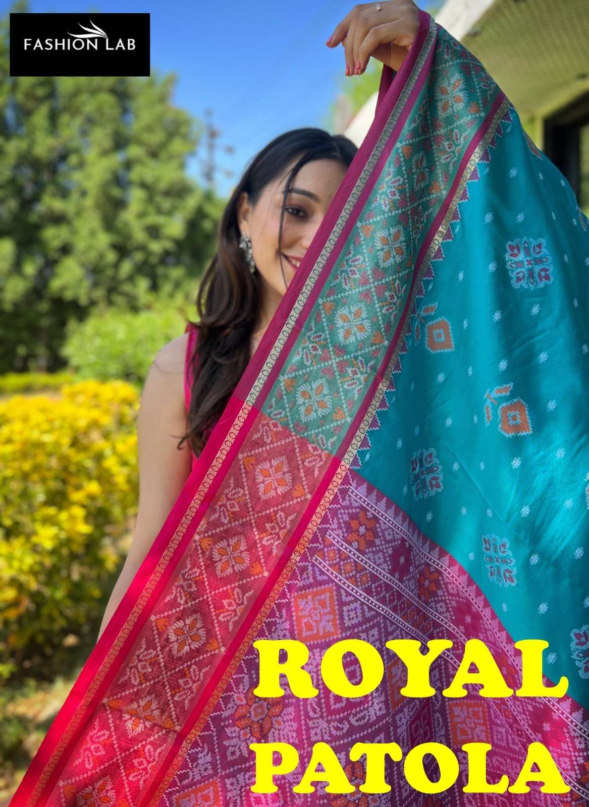 Royal Patola By Fashion Lab 4401 To 4407 Series Indian Traditional Wear Collection Beautiful Stylish Fancy Colorful Party Wear & Occasional Wear Patola Silk Sarees At Wholesale Price