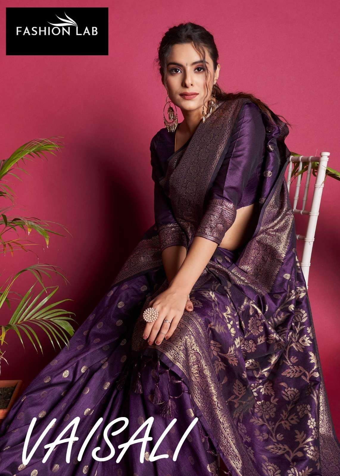 Vaisali By Fashion Lab 1101 To 1110 Series Indian Traditional Wear Collection Beautiful Stylish Fancy Colorful Party Wear & Occasional Wear Banarasi Silk Sarees At Wholesale Price
