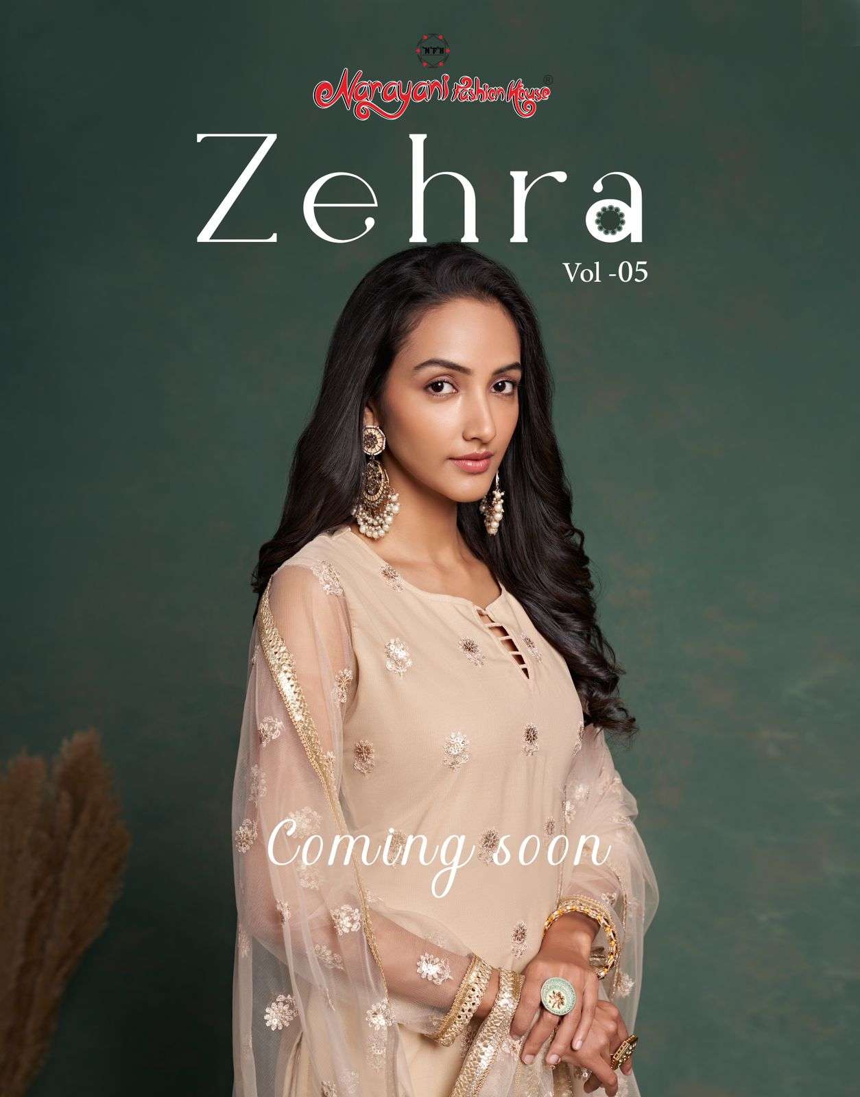 Zehra Vol-5 By Narayani Fashion House 237 To 240 Series Designer Festive Suits Beautiful Fancy Colorful Stylish Party Wear & Occasional Wear Net Embroidered Dresses At Wholesale Price