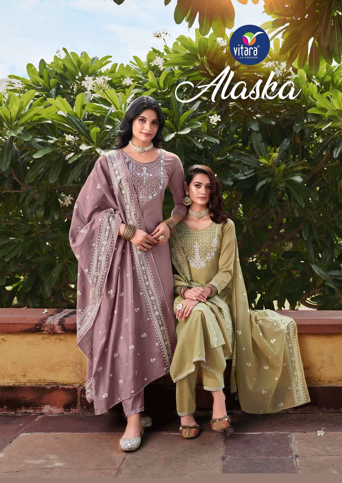 Alaska By Vitara 1001 To 1004 Series Beautiful Summer Collection Suits Stylish Fancy Colorful Casual Wear & Ethnic Wear Fancy Dresses At Wholesale Price