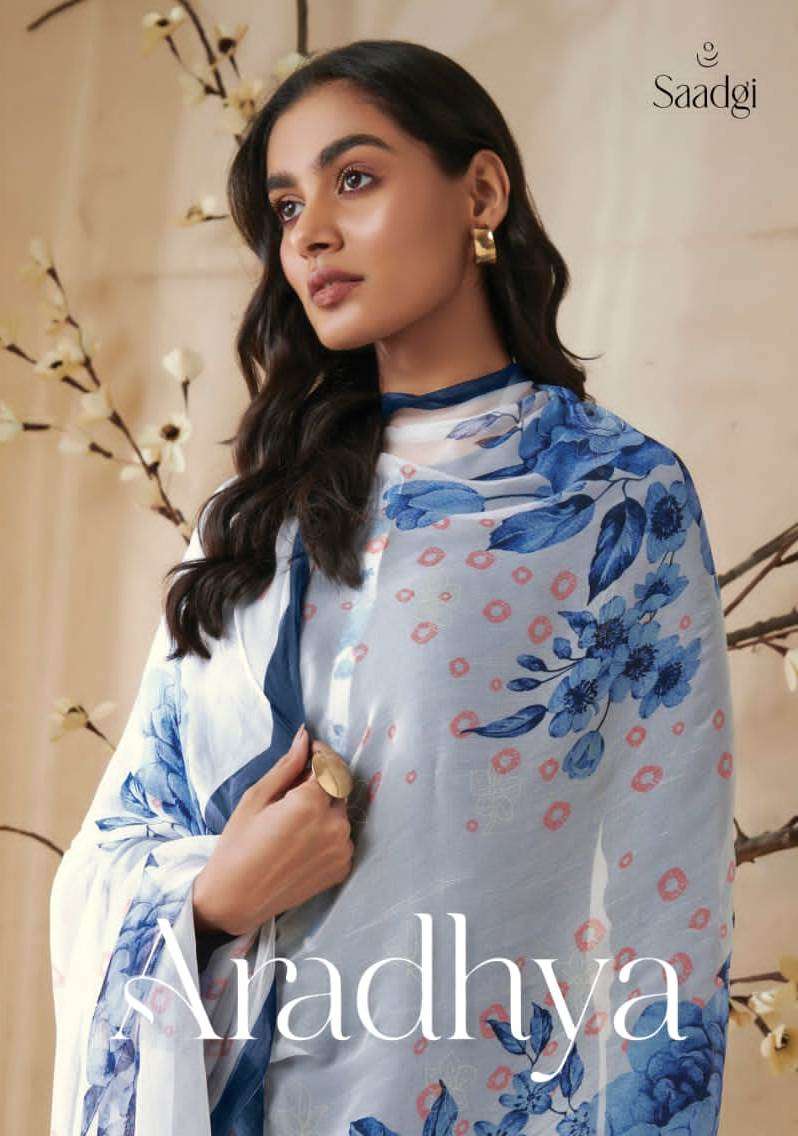 Aradhya By Saadgi Beautiful Stylish Festive Suits Fancy Colorful Casual Wear & Ethnic Wear & Ready To Wear Pure Cotton Print Dresses At Wholesale Price