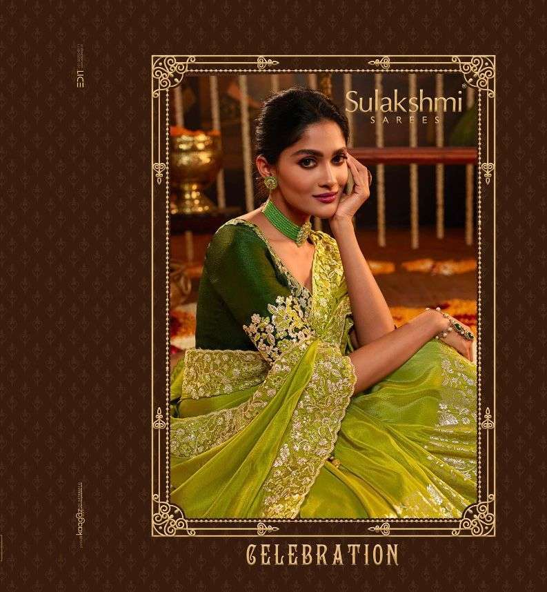 Celebration Nx By Sulakshmi Indian Traditional Wear Collection Beautiful Stylish Fancy Colorful Party Wear & Occasional Wear Dola Silk Sarees At Wholesale Price
