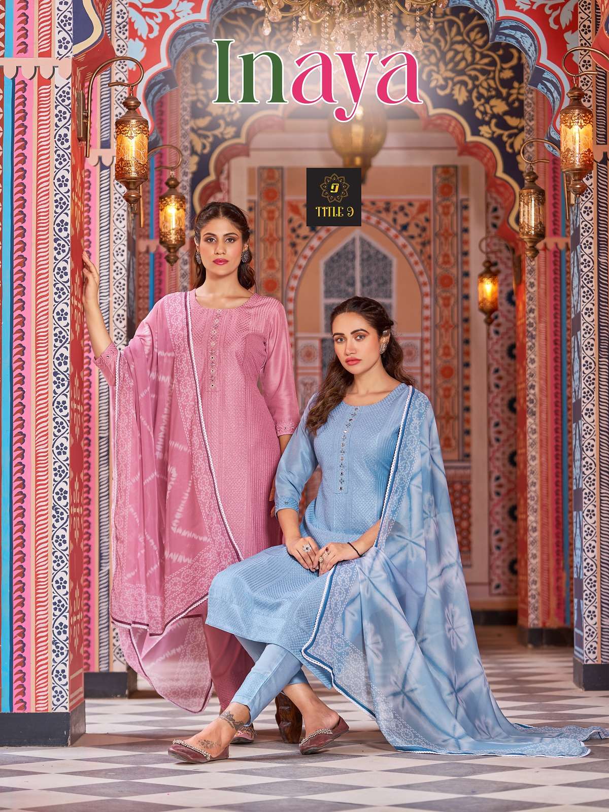 Inaya By Smit Creation 1001 To 1007 Series Beautiful Suits Colorful Stylish Fancy Casual Wear Pure Silk Fabric With Embroidery Dresses At Wholesale Price