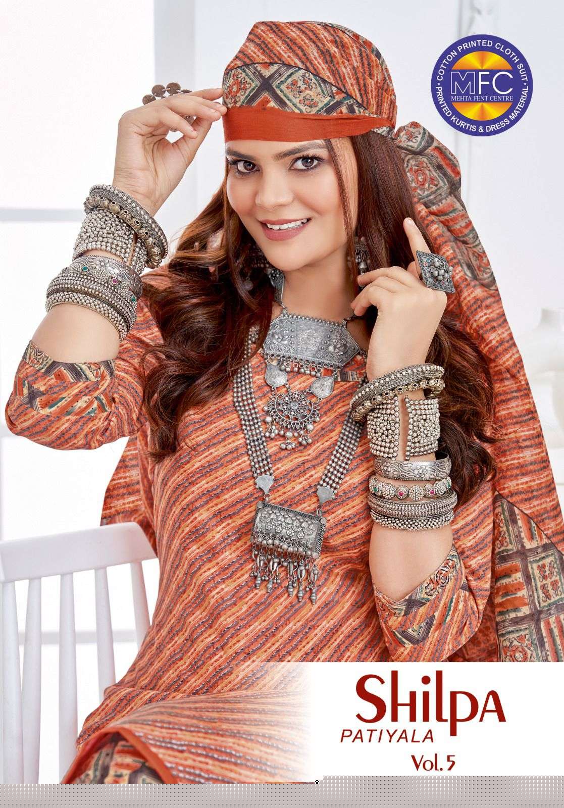 Shilpa Patiyala Vol-5 By Mfc 5001 To 5012 Series Designer Festive Suits Beautiful Stylish Fancy Colorful Party Wear & Occasional Wear Fancy Print Dresses At Wholesale Price