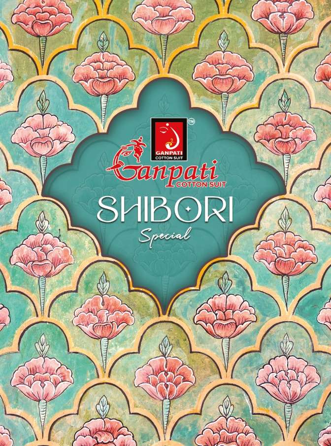 Shibori By Ganpati Cotton Suit 001 To 006 Series Beautiful Stylish Suits Fancy Colorful Casual Wear & Ethnic Wear & Ready To Wear Fancy Print Dresses At Wholesale Price