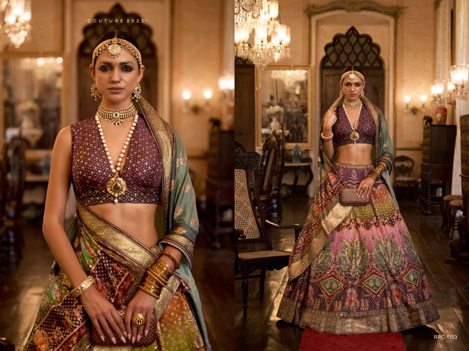 Taj Mahal By Rewaa 1152 To 1159 Series Designer Beautiful Bridal Collection Occasional Wear & Party Wear Silk Lehengas At Wholesale Price
