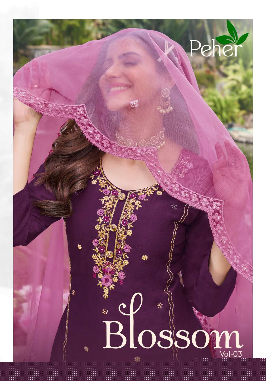 Blossom Vol-3 By Peher 1066 To 1070 Series Designer Festive Festive Suits Collection Beautiful Stylish Fancy Colorful Party Wear & Occasional Wear Modal Silk Print Dresses At Wholesale Price