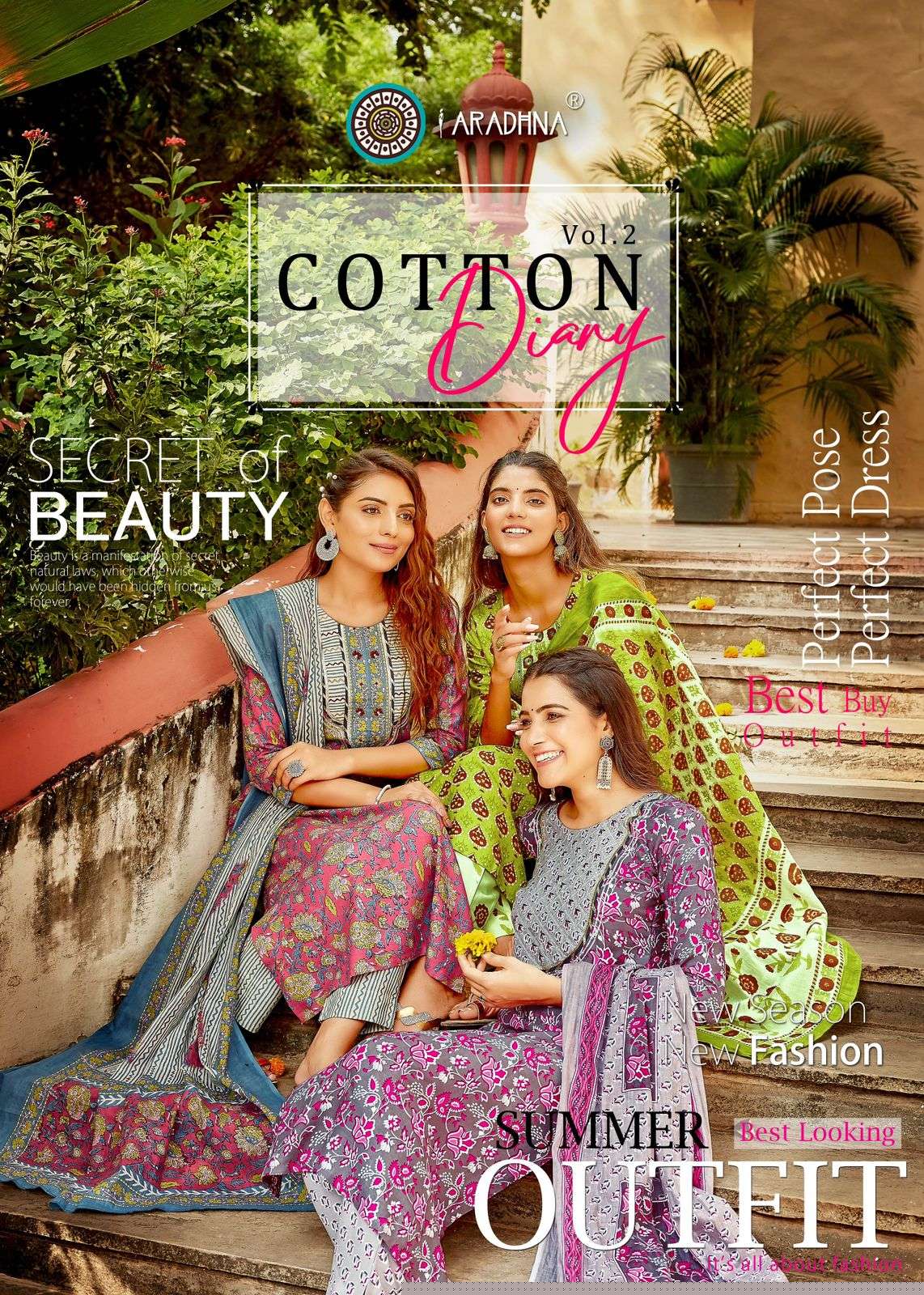 Cotton Diary Vol-2 By Aradhna Fashion 2001 To 2012 Series Beautiful Stylish Festive Suits Fancy Colorful Casual Wear & Ethnic Wear & Ready To Wear Cotton Embroidery Dresses At Wholesale Price