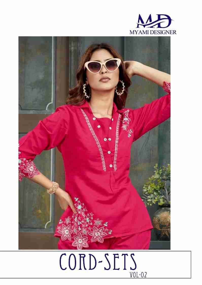 Co-Ord Vol-2 By Myami Designer 111 To 116 Series Designer Stylish Fancy Colorful Beautiful Party Wear & Ethnic Wear Collection Viscose Co-Ord At Wholesale Price