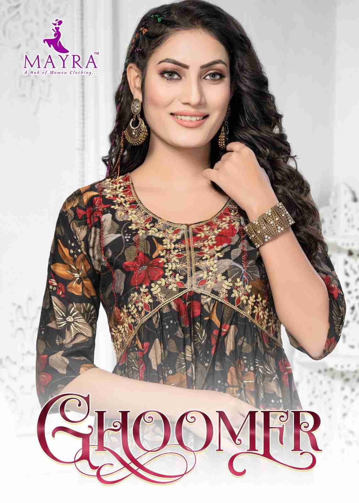 Ghoomer By Mayra 80263 To 80269 Series Designer Stylish Fancy Colorful Beautiful Party Wear & Ethnic Wear Collection Pure Chanderi Kurtis At Wholesale Price