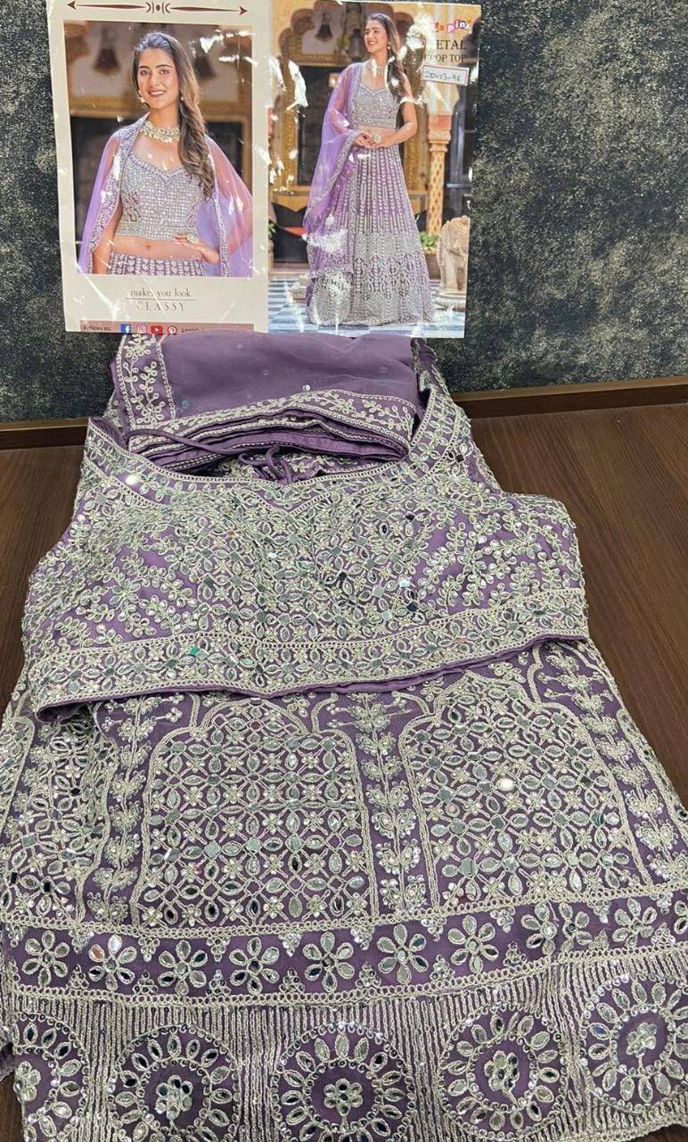 Hetal By Lapink Festive Wear Collection Beautiful Stylish Colorful Fancy Party Wear & Occasional Wear Fancy Lehengas At Wholesale Price