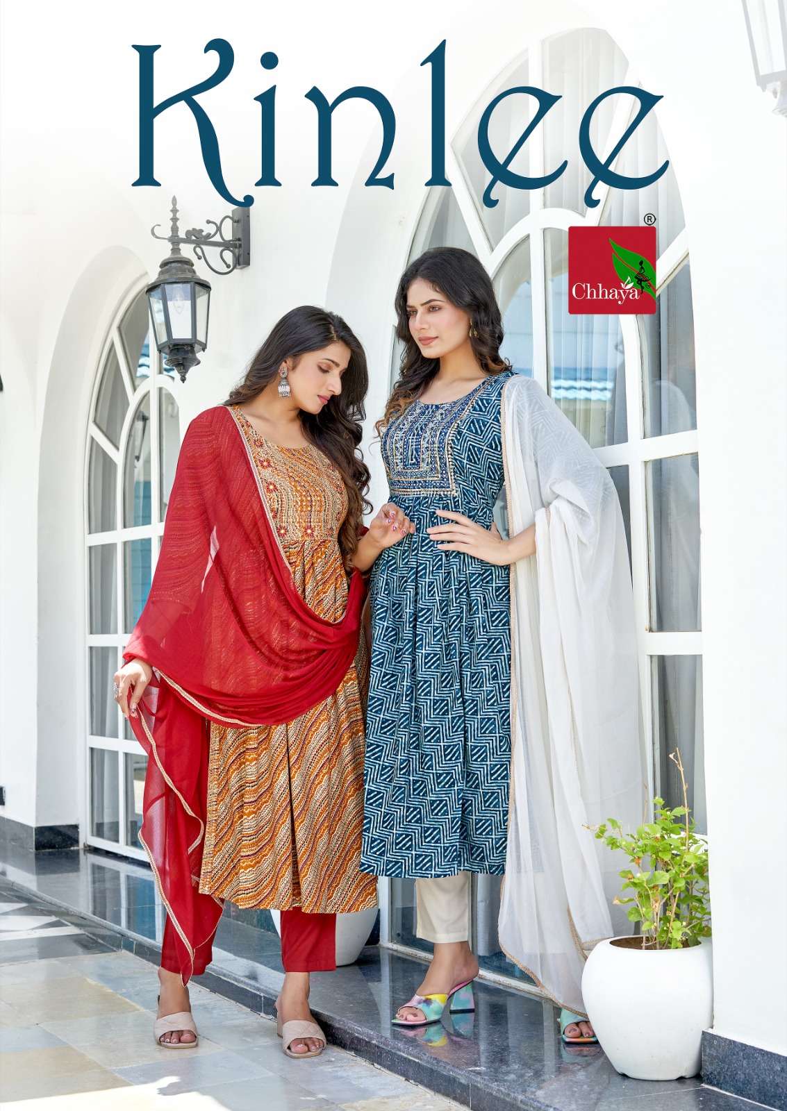 Kinlee By Chhaya 1001 To 1006 Series Beautiful Festive Collection Suits Stylish Fancy Colorful Casual Wear & Ethnic Wear Rayon Print Dresses At Wholesale Price