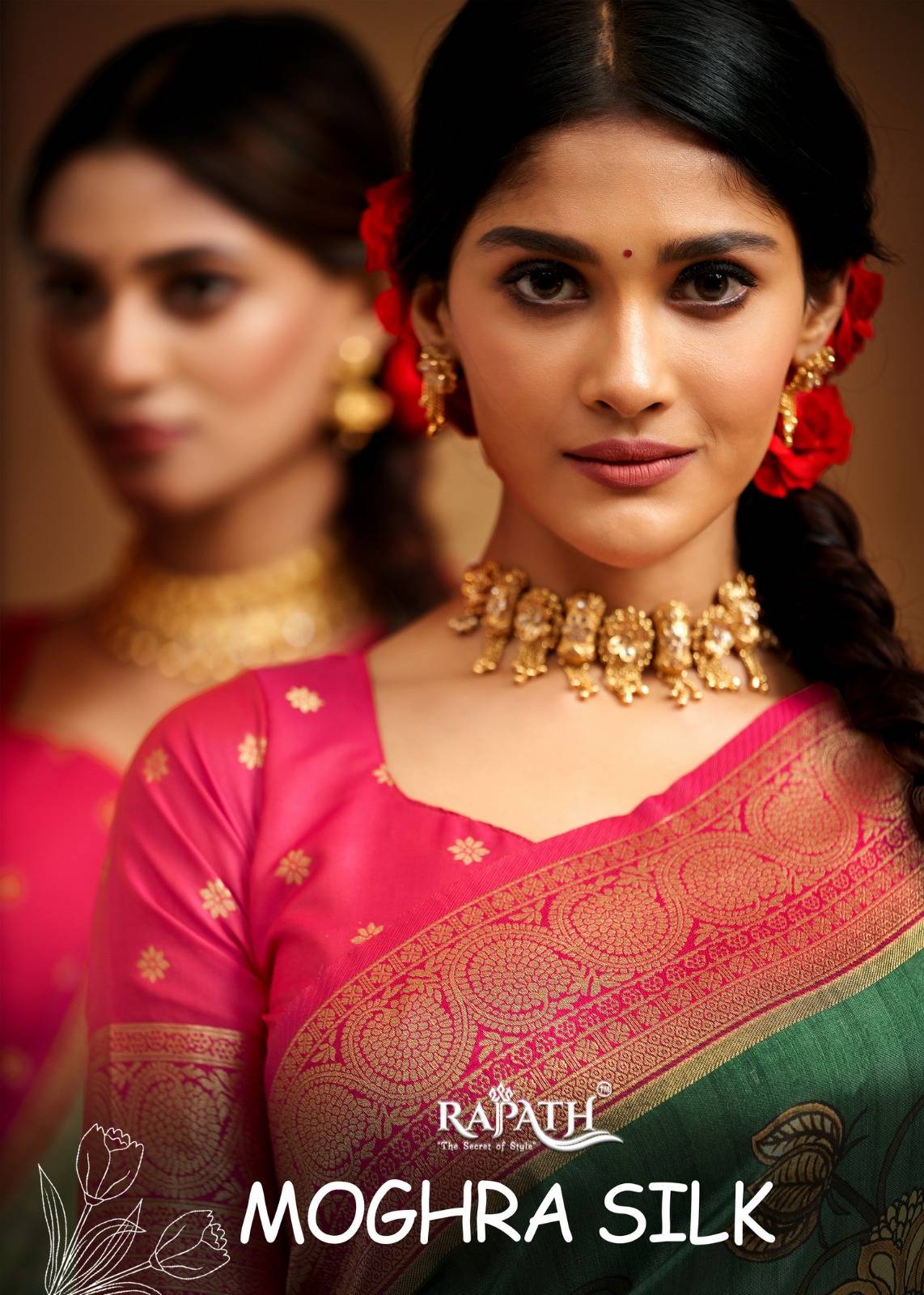 Moghra Silk By Rajpath 154001 To 154008 Series Indian Traditional Wear Collection Beautiful Stylish Fancy Colorful Party Wear & Occasional Wear Banarasi Silk Sarees At Wholesale Price