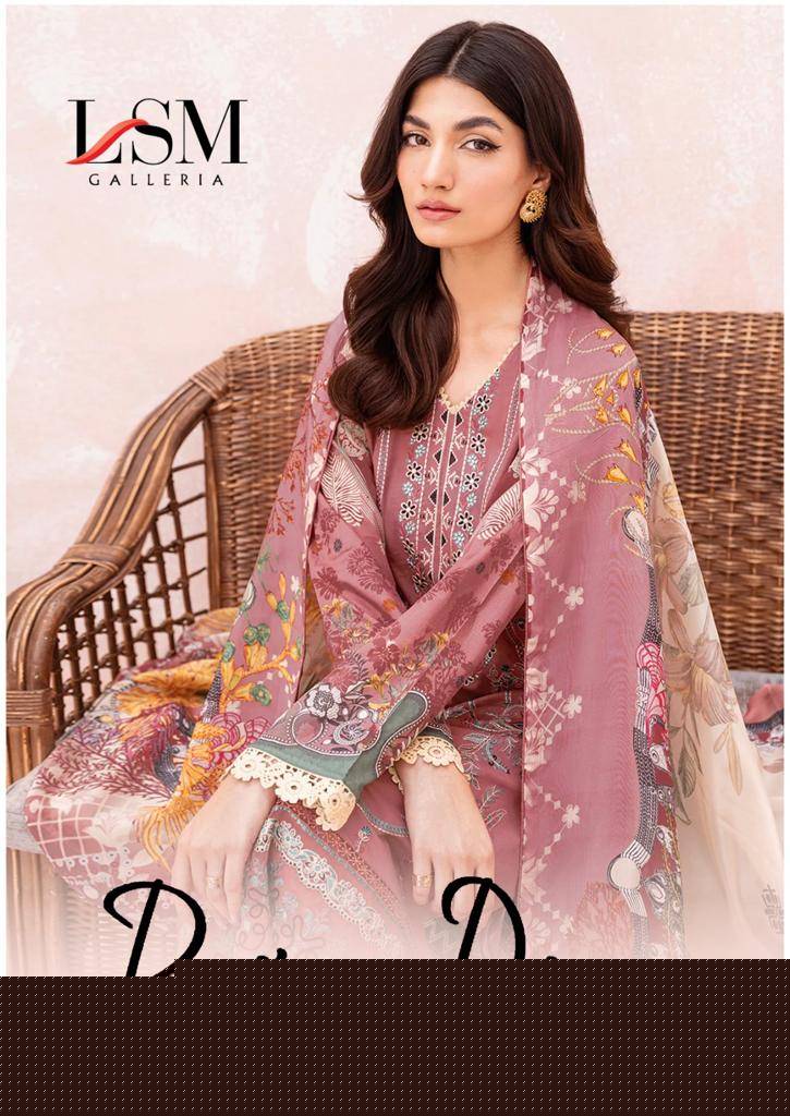 Parian Dream Vol-4 By Lsm Galleria 1031 To 1036 Series Beautiful Pakistani Suits Stylish Fancy Colorful Casual Wear & Ethnic Wear Pure Lawn Dresses At Wholesale Price