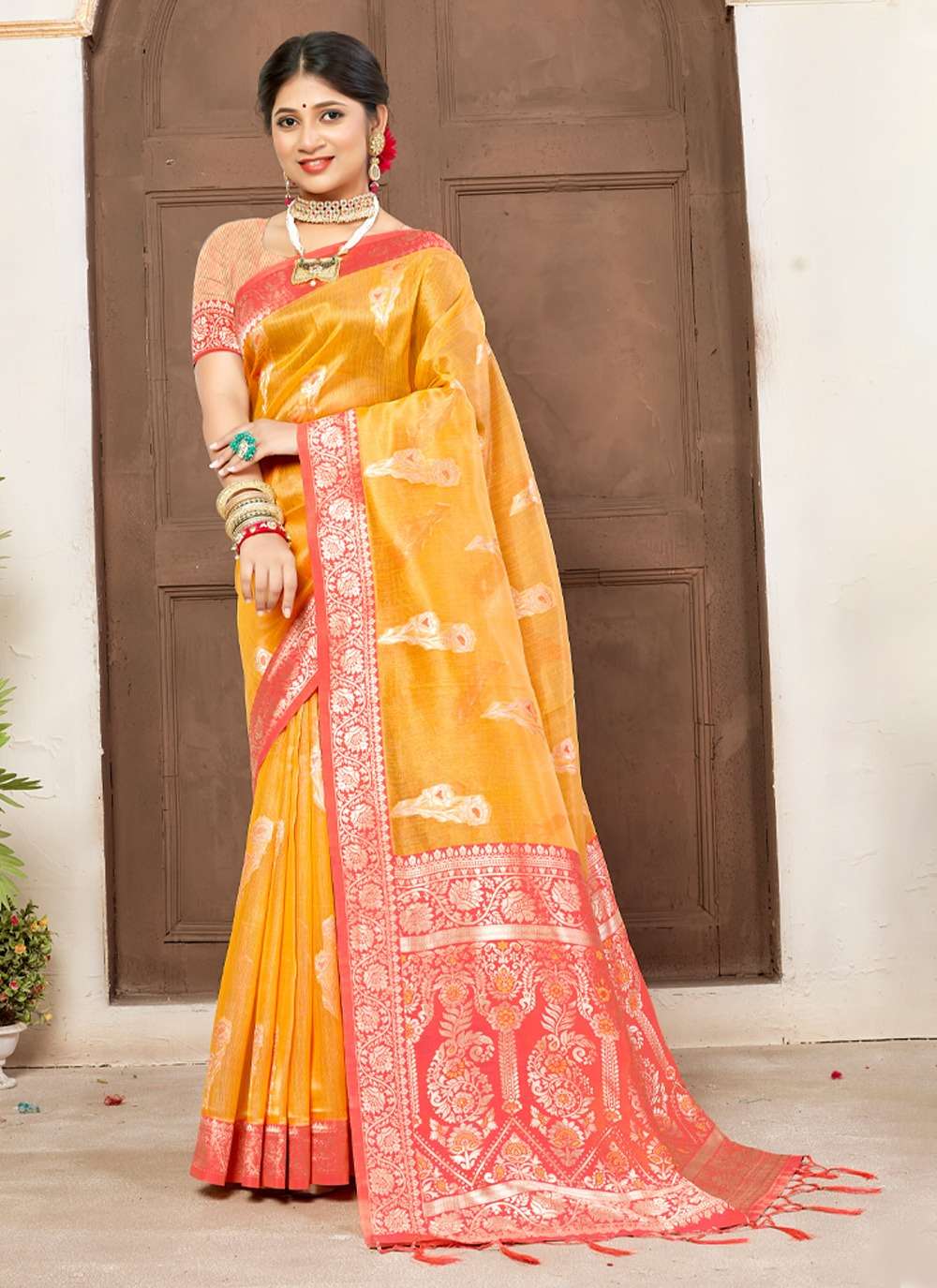 Vibhor By Bunawat 1001 To 1006 Series Indian Traditional Wear Collection Beautiful Stylish Fancy Colorful Party Wear & Occasional Wear Cotton Sarees At Wholesale Price