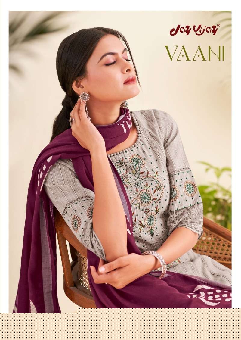Vaani By Jay Vijay Prints 8581 To 8584 Series Beautiful Pakistani Suits Colorful Stylish Fancy Casual Wear & Ethnic Wear Pure Cotton Print Dresses At Wholesale Price