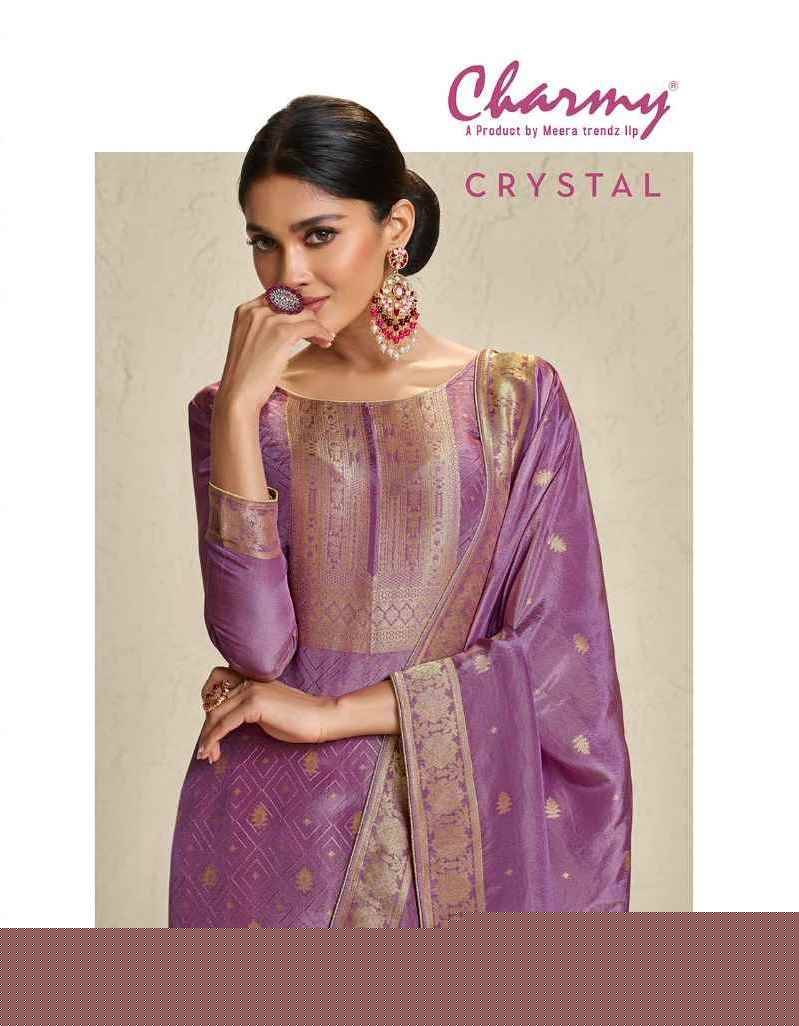 Crystal By Zisa 4791 To 4794 Series Designer Festive Suits Beautiful Stylish Fancy Colorful Party Wear & Occasional Wear Heavy Jacquard Embroidered Dresses At Wholesale Price