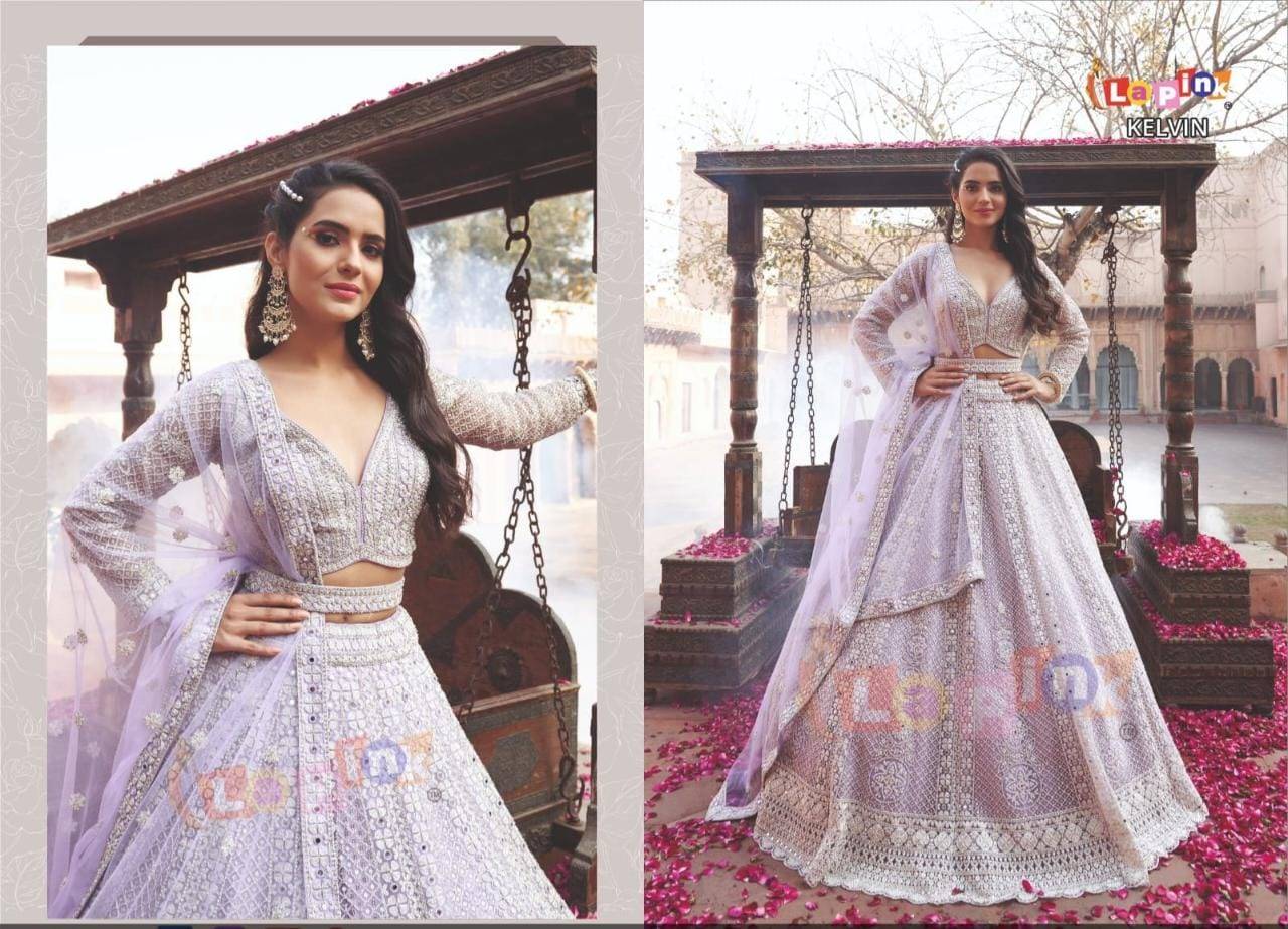 Kelvin By Lapink Indian Traditional Wear Collection Beautiful Stylish Fancy Colorful Party Wear & Occasional Wear Fancy Lehenga At Wholesale Price
