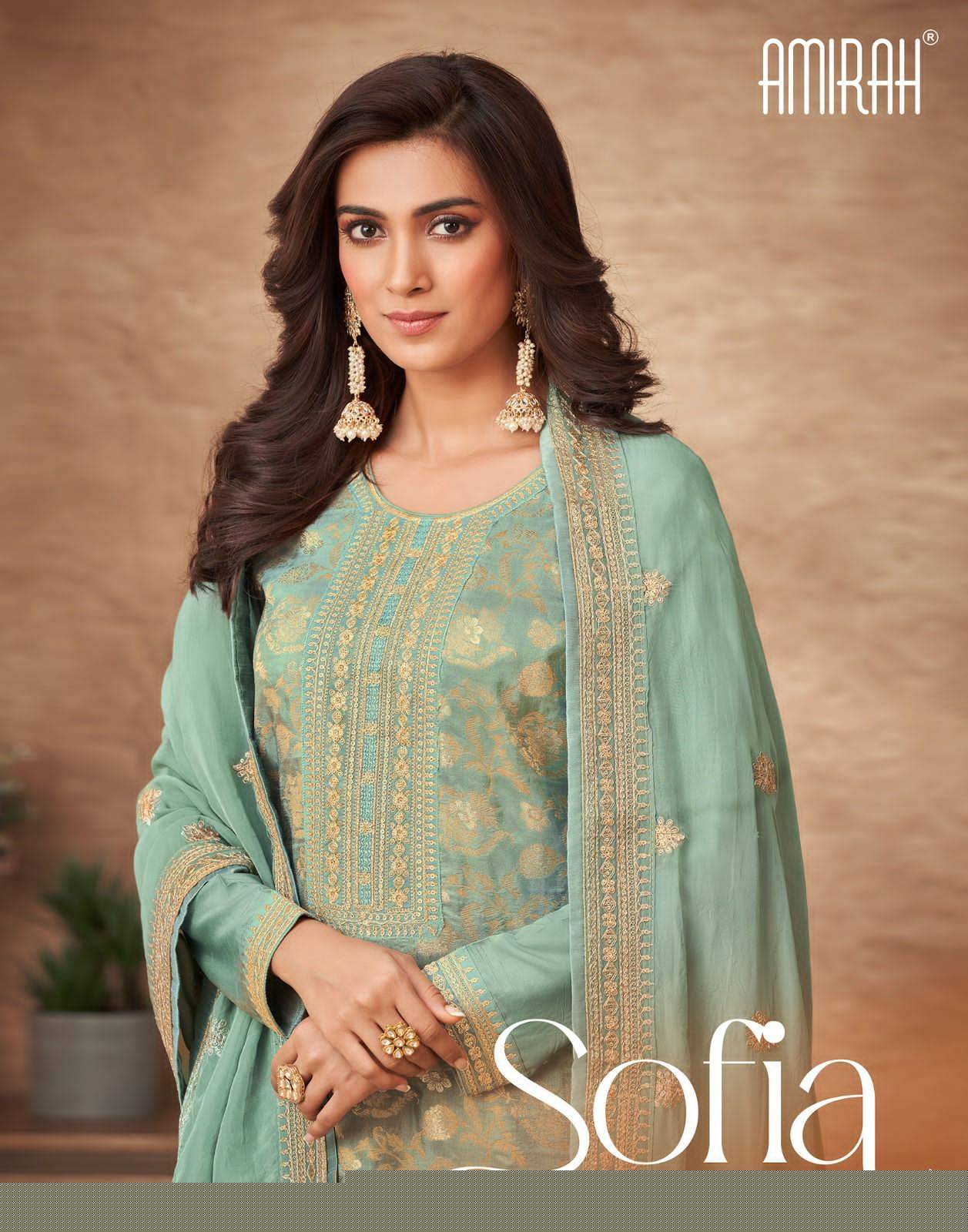 Sofia Vol-2 By Amirah 17071 To 17076 Series Beautiful Suits Colorful Stylish Fancy Casual Wear & Ethnic Wear Pure Viscose Dola Jacquard Dresses At Wholesale Price
