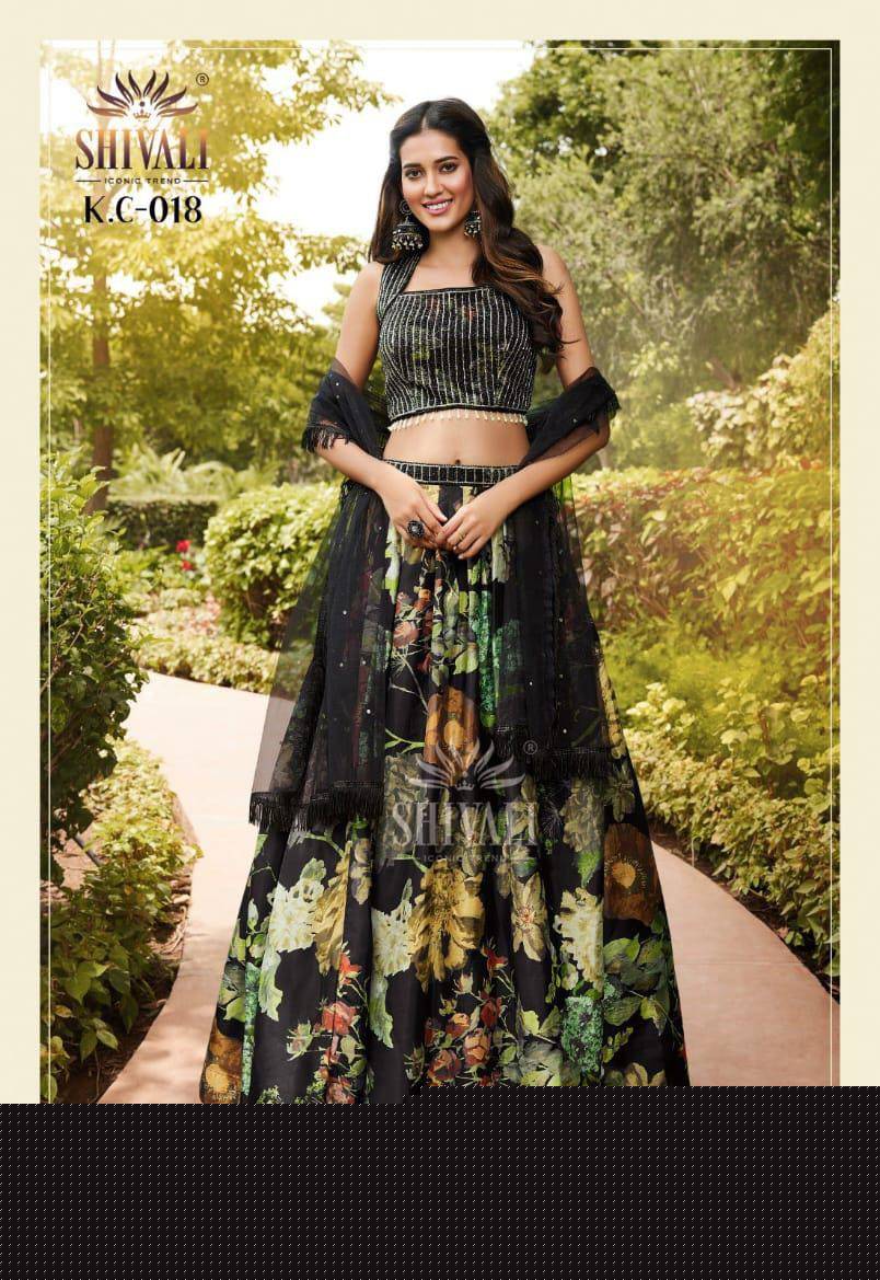 Shivali Hit Design KC-018 By Shivali Indian Traditional Wear Collection Beautiful Stylish Fancy Colorful Party Wear & Occasional Wear Fancy Lehenga At Wholesale Price