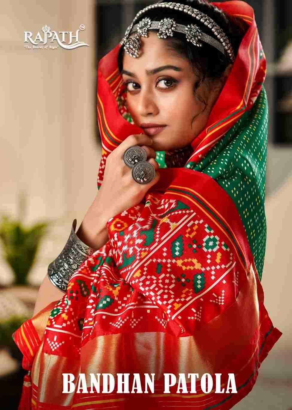 Bandhan Patola By Rajpath 162001 To 162008 Series Indian Traditional Wear Collection Beautiful Stylish Fancy Colorful Party Wear & Occasional Wear Pure Patola Sarees At Wholesale Price