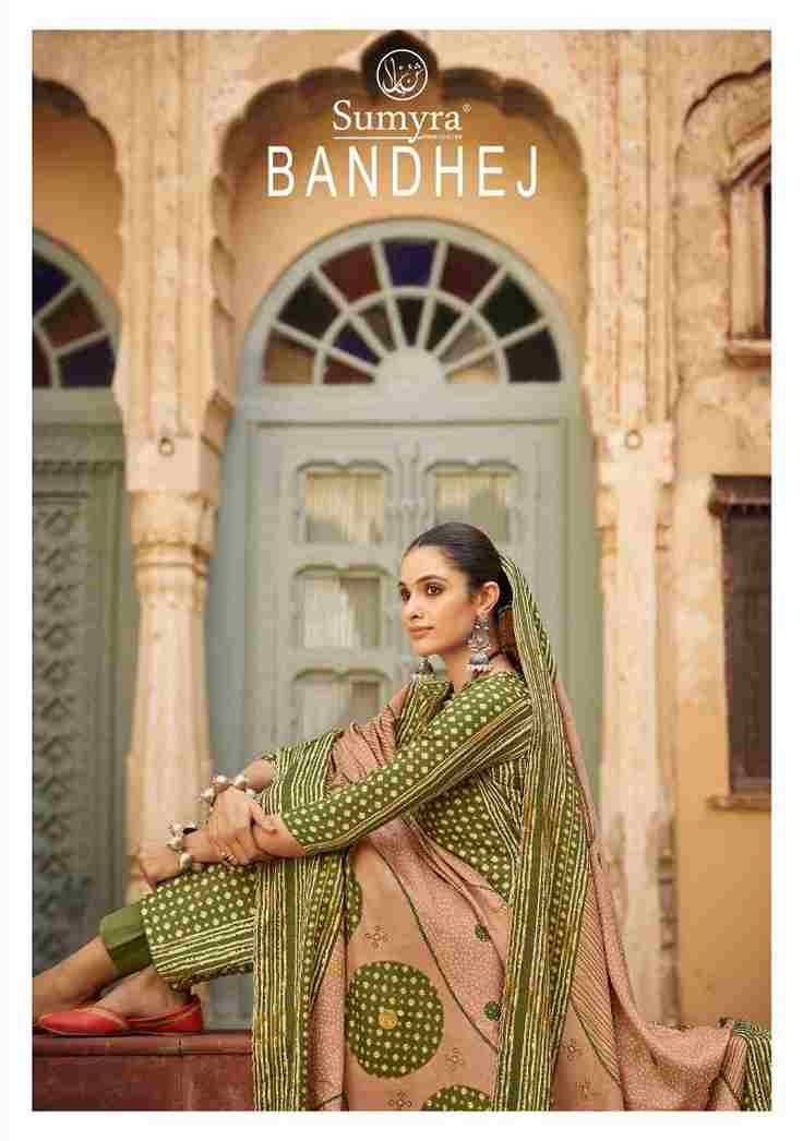 Bandhej By Radhika Fashion 74001 To 74006 Series Beautiful Festive Suits Colorful Stylish Fancy Casual Wear & Ethnic Wear Pure Pashmina Print Dresses At Wholesale Price