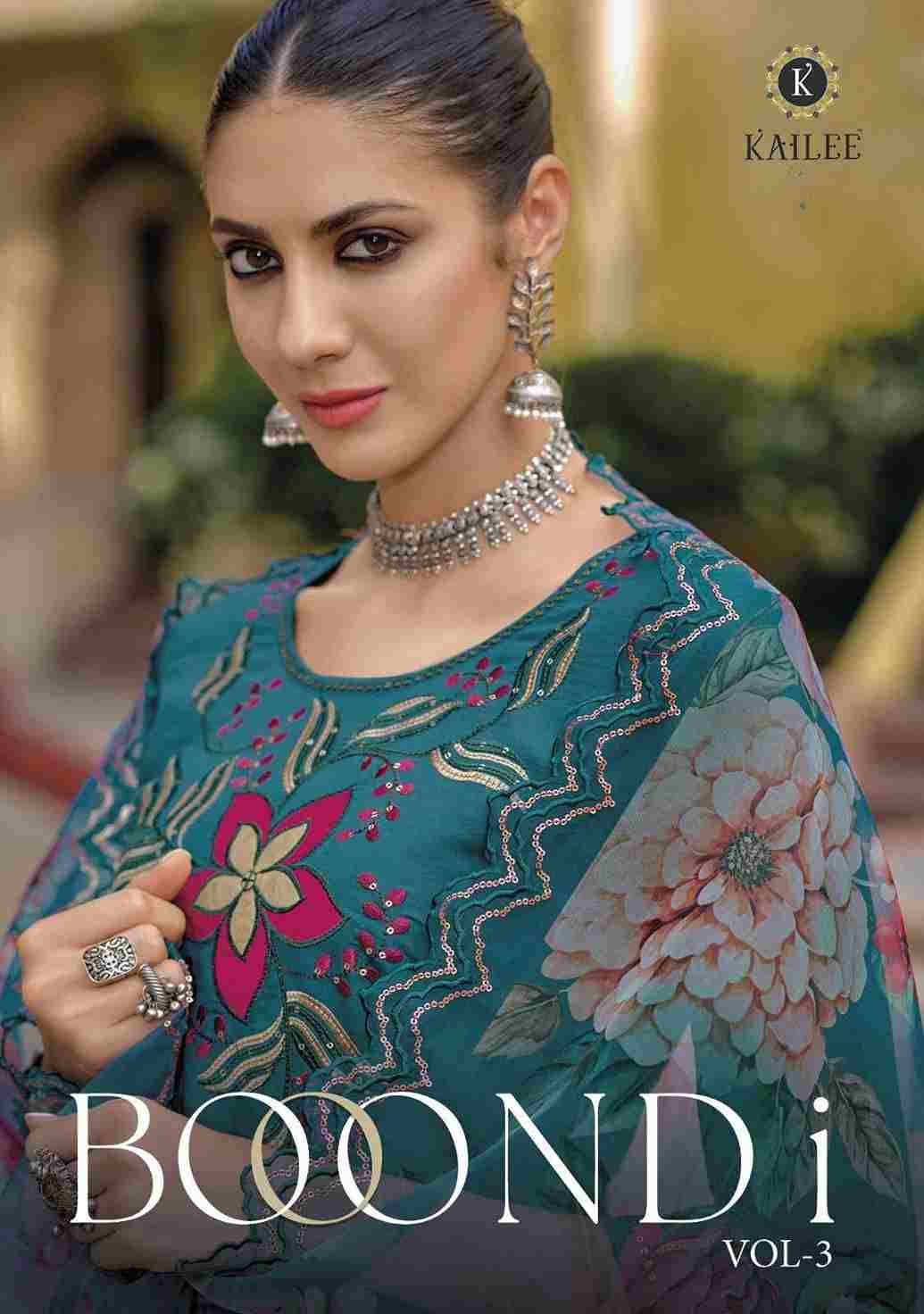 Boondi Vol-3 By Kailee 42381 To 42386 Series Beautiful Stylish Festive Suits Fancy Colorful Casual Wear & Ethnic Wear & Ready To Wear Pure Viscose Silk Dresses At Wholesale Price