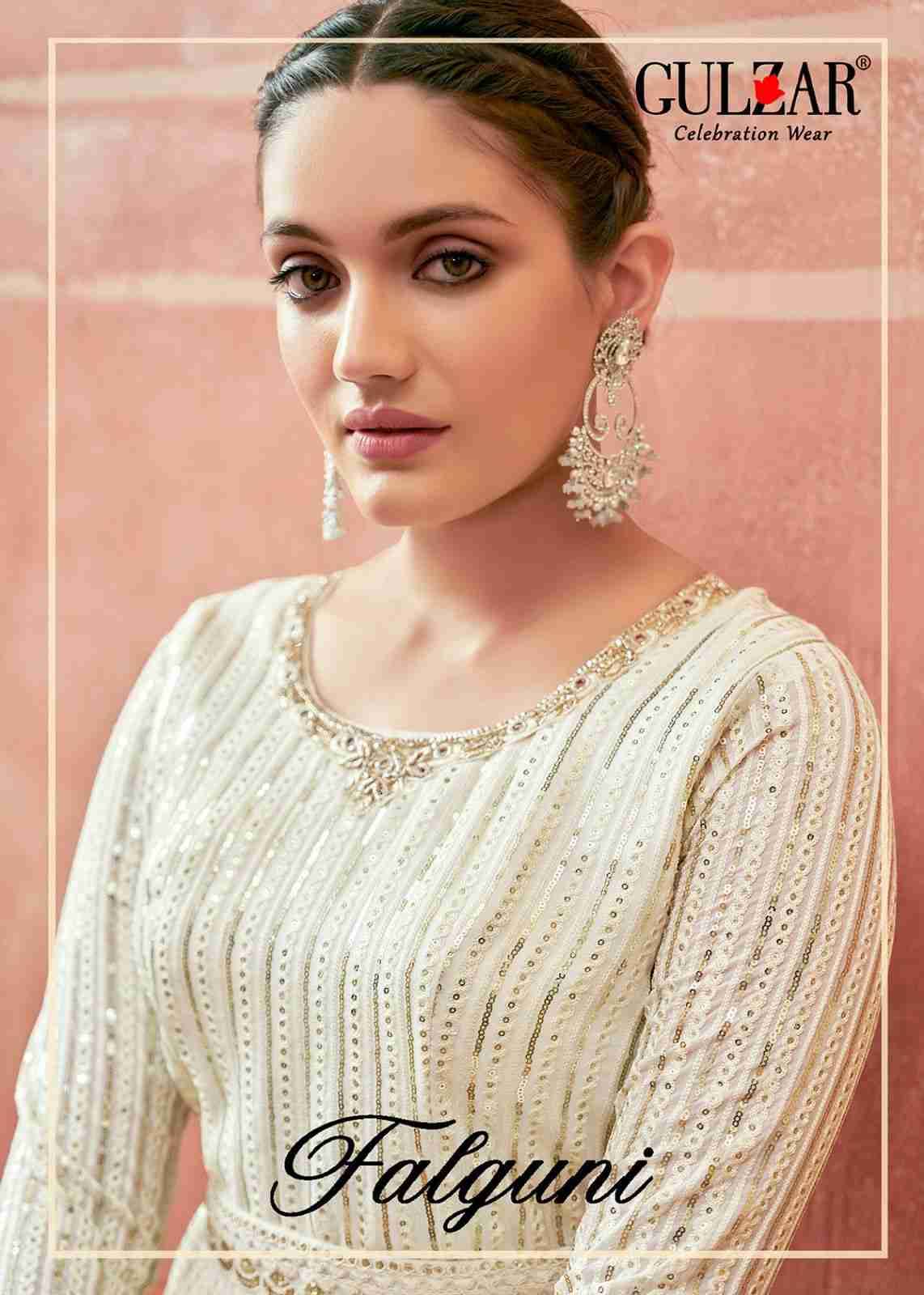 Falguni By Gulzar 2035 To 2039 Series Beautiful Stylish Fancy Colorful Casual Wear & Ethnic Wear Georgette Gowns With Dupatta At Wholesale Price