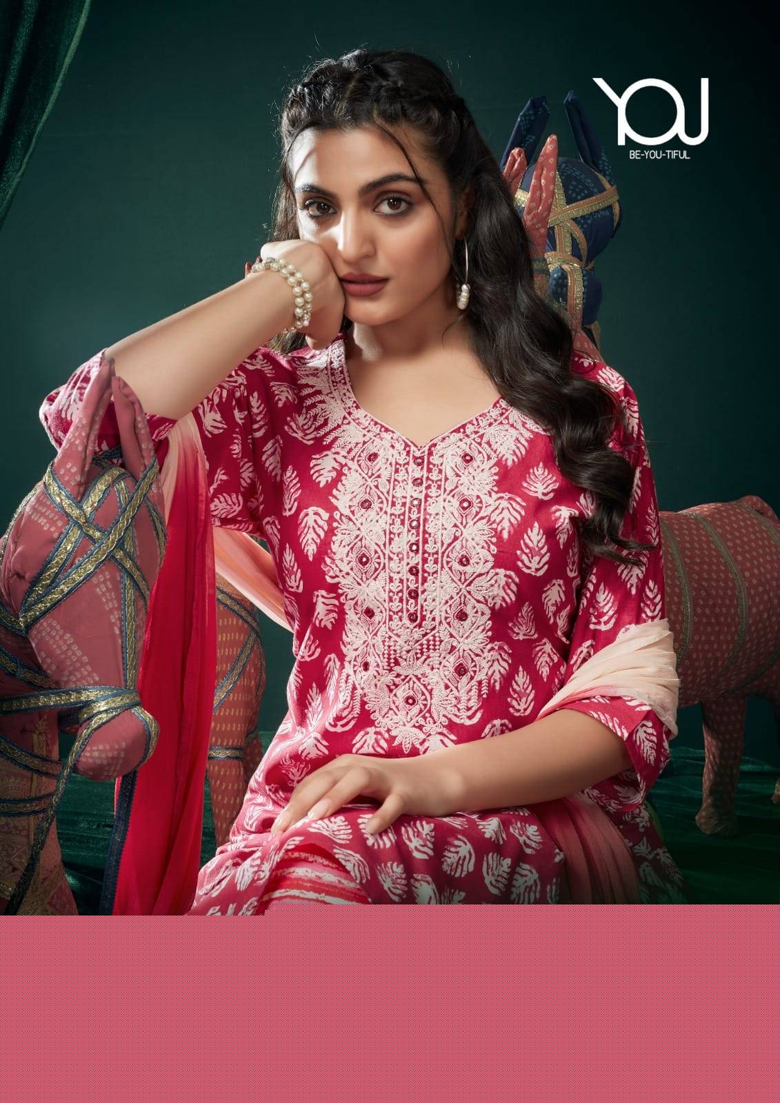 Ishika By You 1001 To 1005 Series Beautiful Festive Suits Colorful Stylish Fancy Casual Wear & Ethnic Wear Pure Cambric Cotton Print Dresses At Wholesale Price