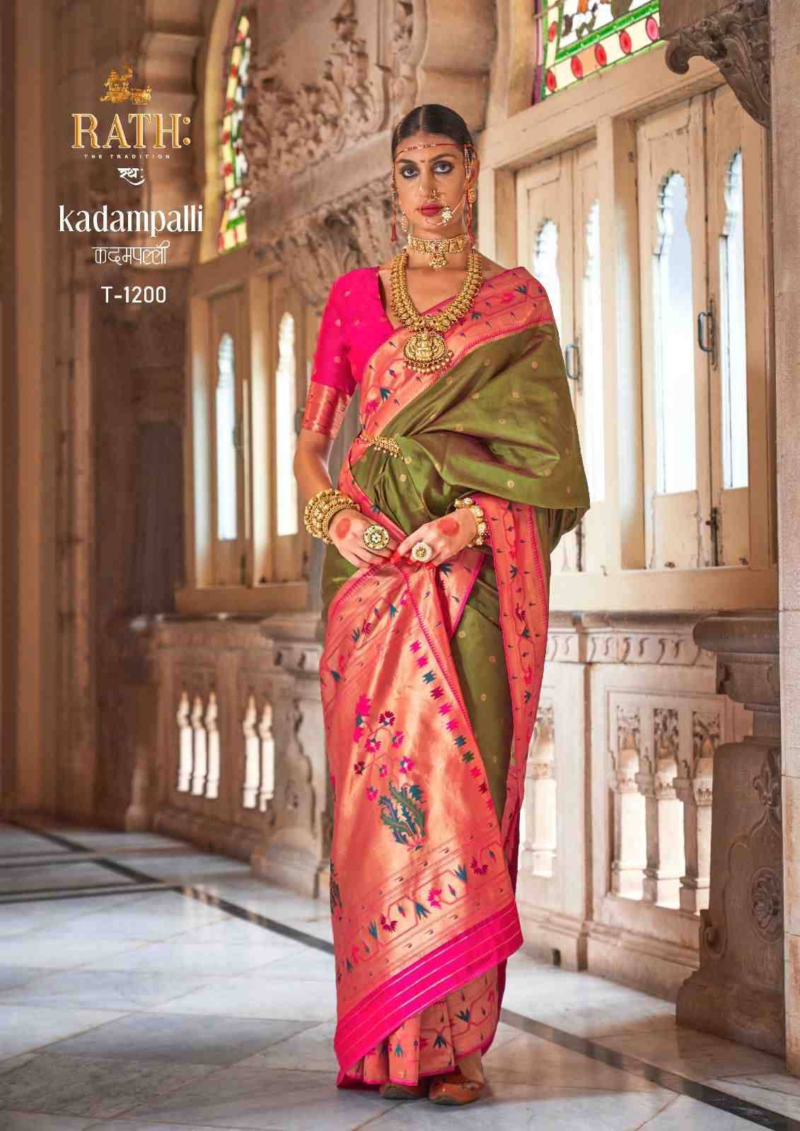 Kadampalli By Rath 1199 To 1204 Series Indian Traditional Wear Collection Beautiful Stylish Fancy Colorful Party Wear & Occasional Wear Silk Sarees At Wholesale Price