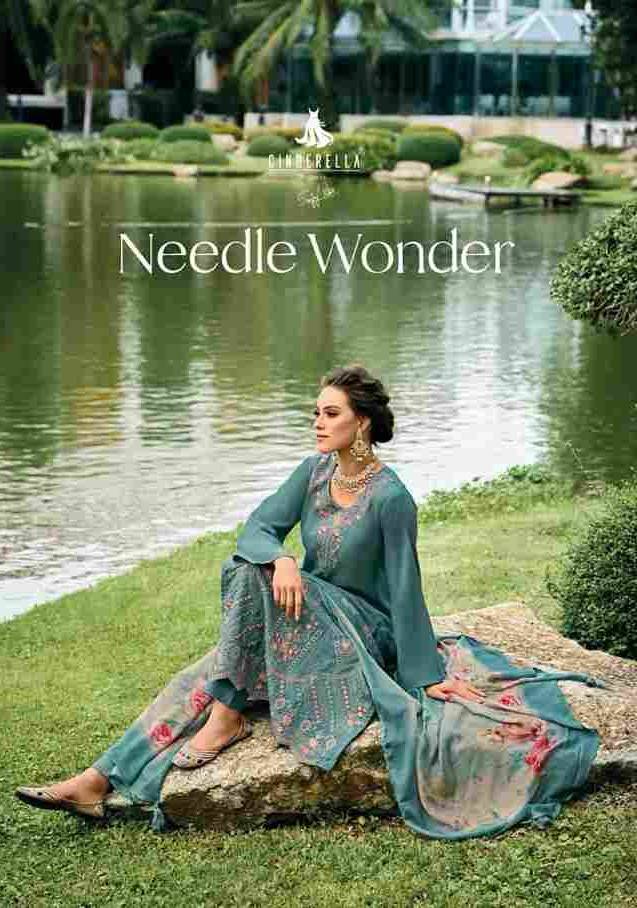 Needle Wonder By Cinderella 10481 To 10486 Series Beautiful Festive Suits Stylish Fancy Colorful Party Wear & Occasional Wear Premium Viscose Pashmin Print With Embroidered Dresses At Wholesale Price
