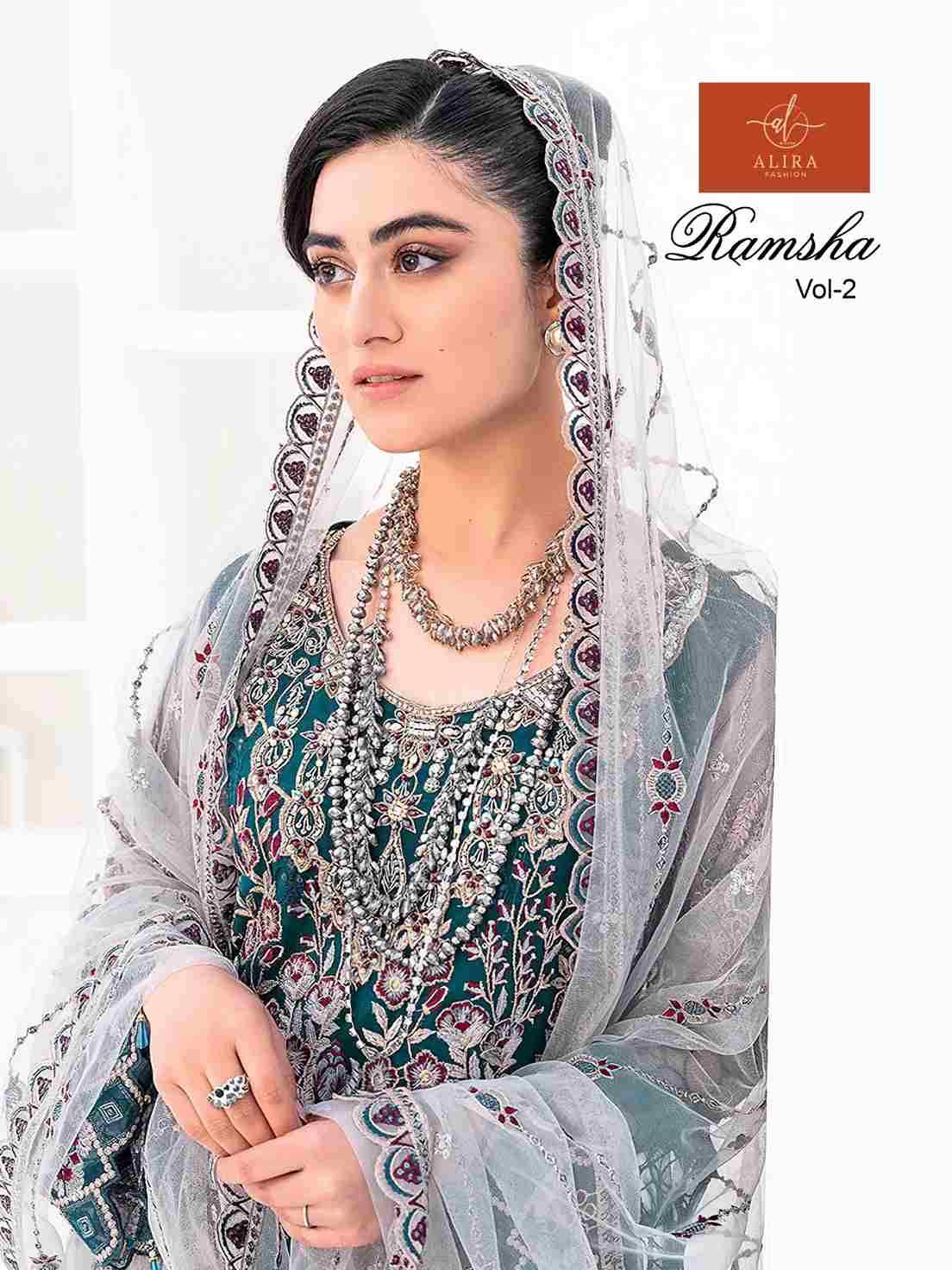 Ramsha Vol-2 By Alira 20 To 22 Series Beautiful Pakistani Suits Colorful Stylish Fancy Casual Wear & Ethnic Wear Georgette With Embroidered Dresses At Wholesale Price
