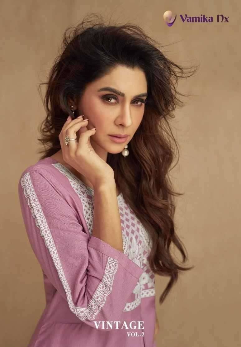 Vintage Vol-2 By Vamika 907 To 912 Series Designer Stylish Fancy Colorful Beautiful Party Wear & Ethnic Wear Collection Heavy Rayon Co-Ord At Wholesale Price