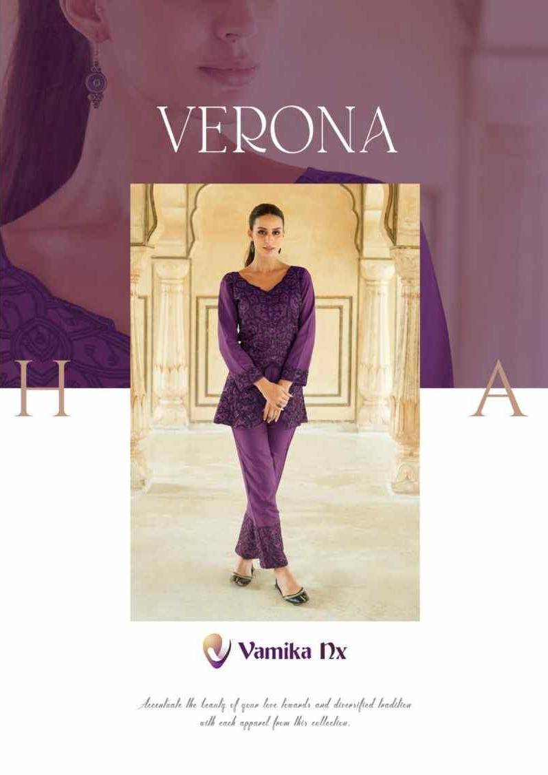 Verona By Vamika 801-A To 801-D Series Designer Stylish Fancy Colorful Beautiful Party Wear & Ethnic Wear Collection Heavy Rayon Co-Ord At Wholesale Price
