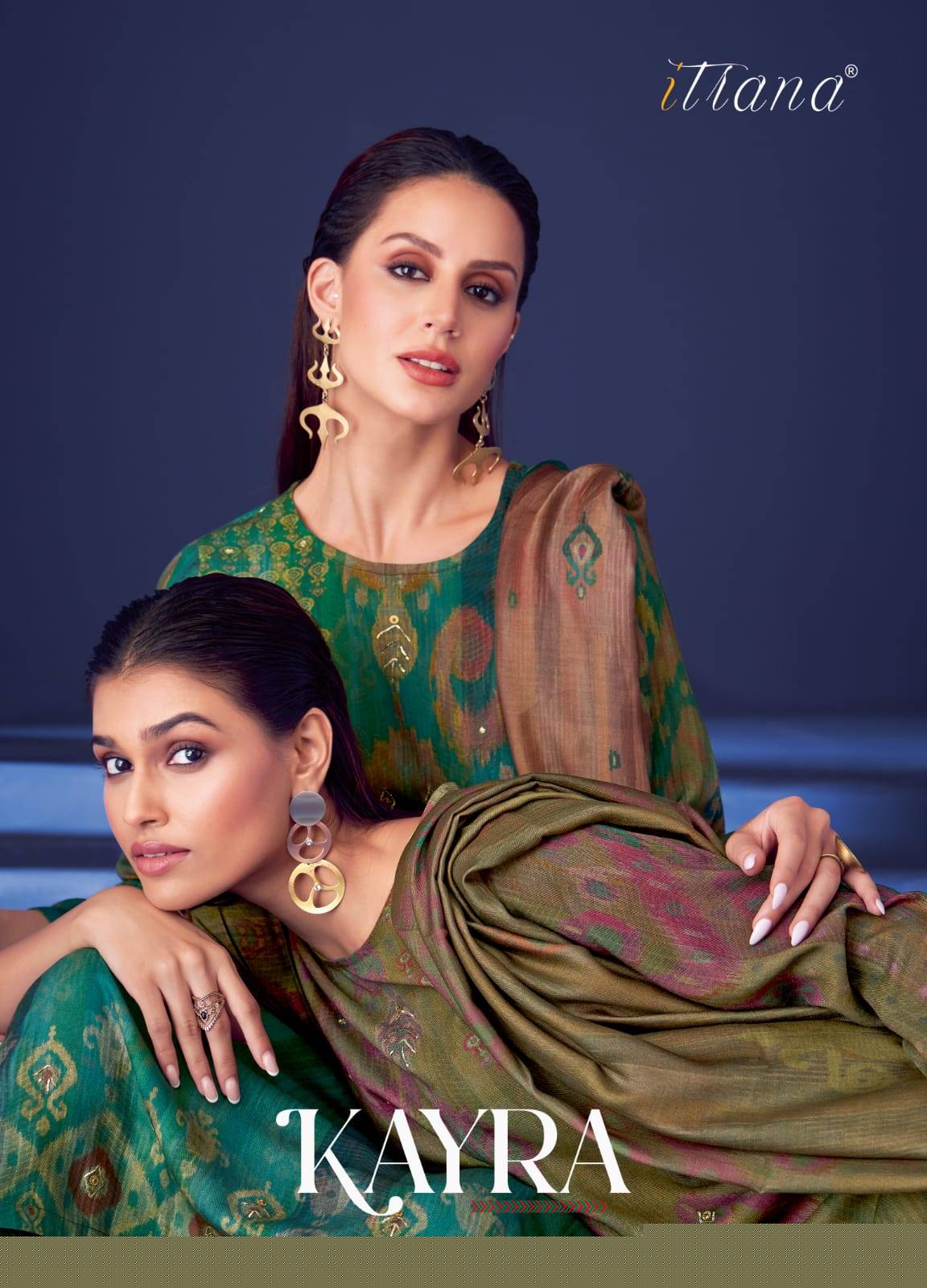 Kayra By Itrana Beautiful Stylish Festive Suits Fancy Colorful Casual Wear & Ethnic Wear & Ready To Wear Staple Twill Print Dresses At Wholesale Price