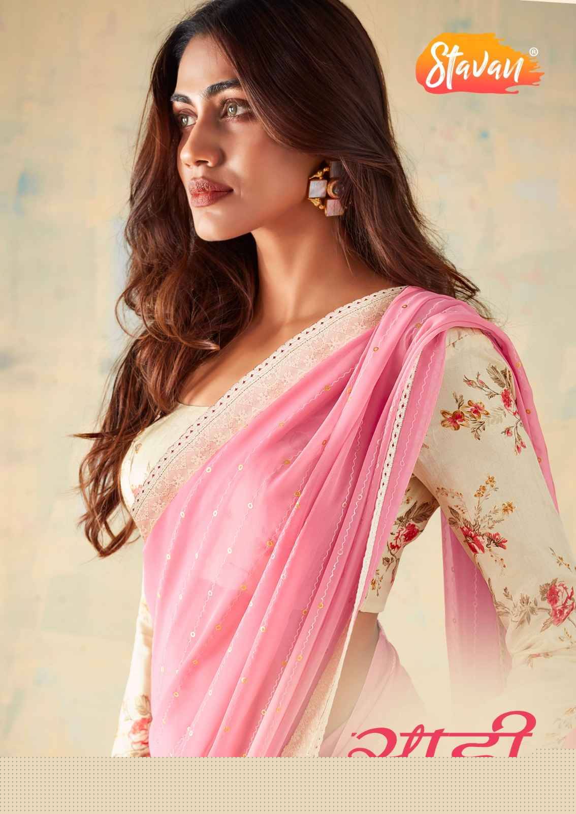 Sadi By Stavan 1001 To 1010 Series Indian Traditional Wear Collection Beautiful Stylish Fancy Colorful Party Wear & Occasional Wear Georgette Print Sarees At Wholesale Price