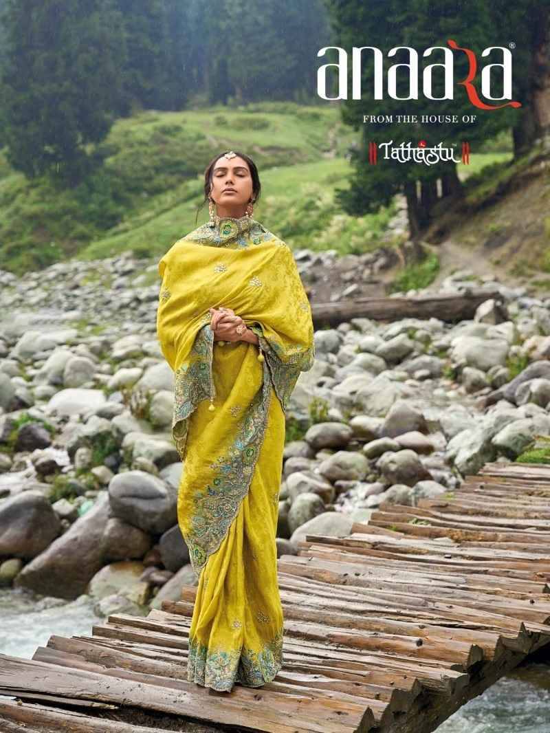 Anaara 6401 Series By Tathastu 6401 To 6411 Series Indian Traditional Wear Collection Beautiful Stylish Fancy Colorful Party Wear & Occasional Wear Silk Sarees At Wholesale Price