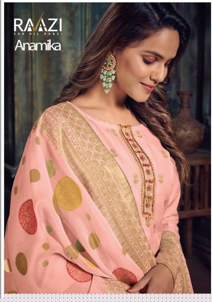 Anamika By Rama Fashion 10001 To 10006 Series Beautiful Festive Suits Colorful Stylish Fancy Casual Wear & Ethnic Wear Pure Bangalori Silk Dresses At Wholesale Price
