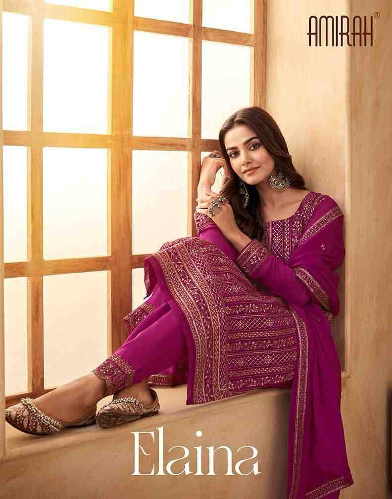 Elaina By Amirah 17081 To 17086 Series Designer Festive Suits Collection Beautiful Stylish Fancy Colorful Party Wear & Occasional Wear Rangoli Silk Dresses At Wholesale Price