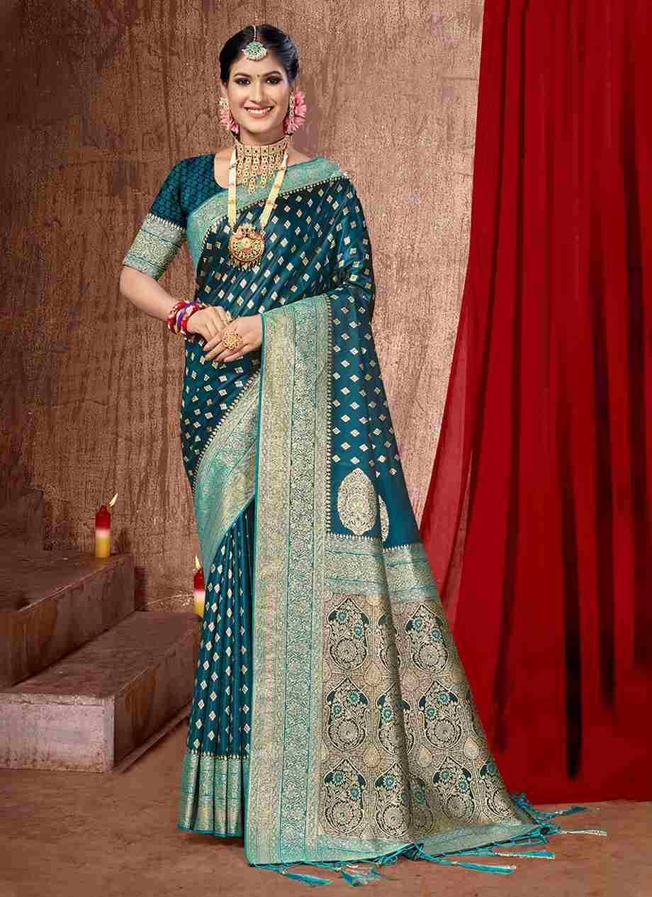 Lavisha Silk By Sangam Prints 1001 To 1006 Series Indian Traditional Wear Collection Beautiful Stylish Fancy Colorful Party Wear & Occasional Wear Banarasi Silk Sarees At Wholesale Price