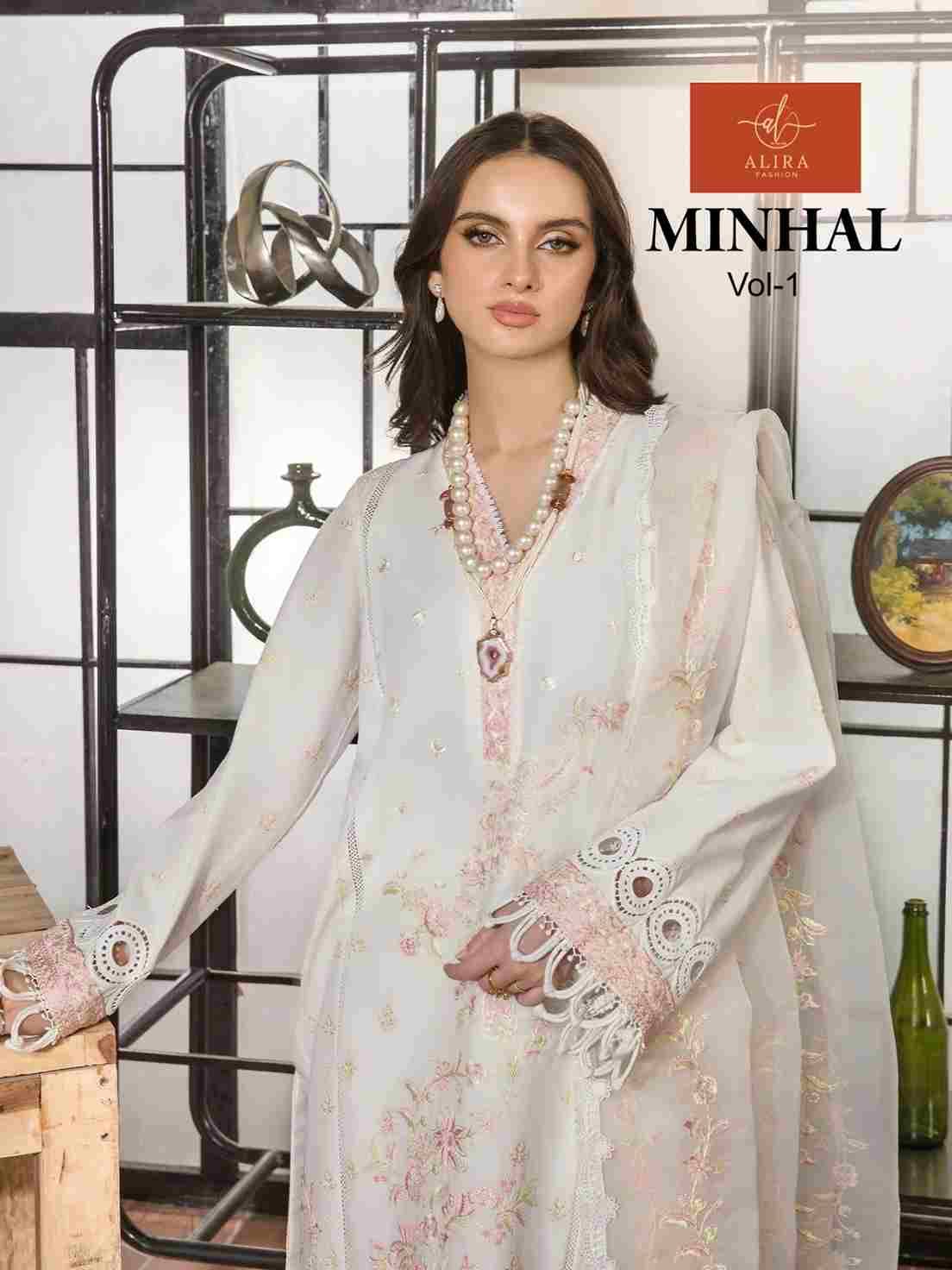 Minhal Vol-1 By Alira 56780 To 56781 Series Beautiful Festive Suits Stylish Fancy Colorful Casual Wear & Ethnic Wear Georgette Embroidery Dresses At Wholesale Price