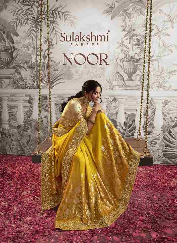 Noor By Sulakshmi 8201 To 8214 Series Indian Traditional Wear Collection Beautiful Stylish Fancy Colorful Party Wear & Occasional Wear Silk Sarees At Wholesale Price