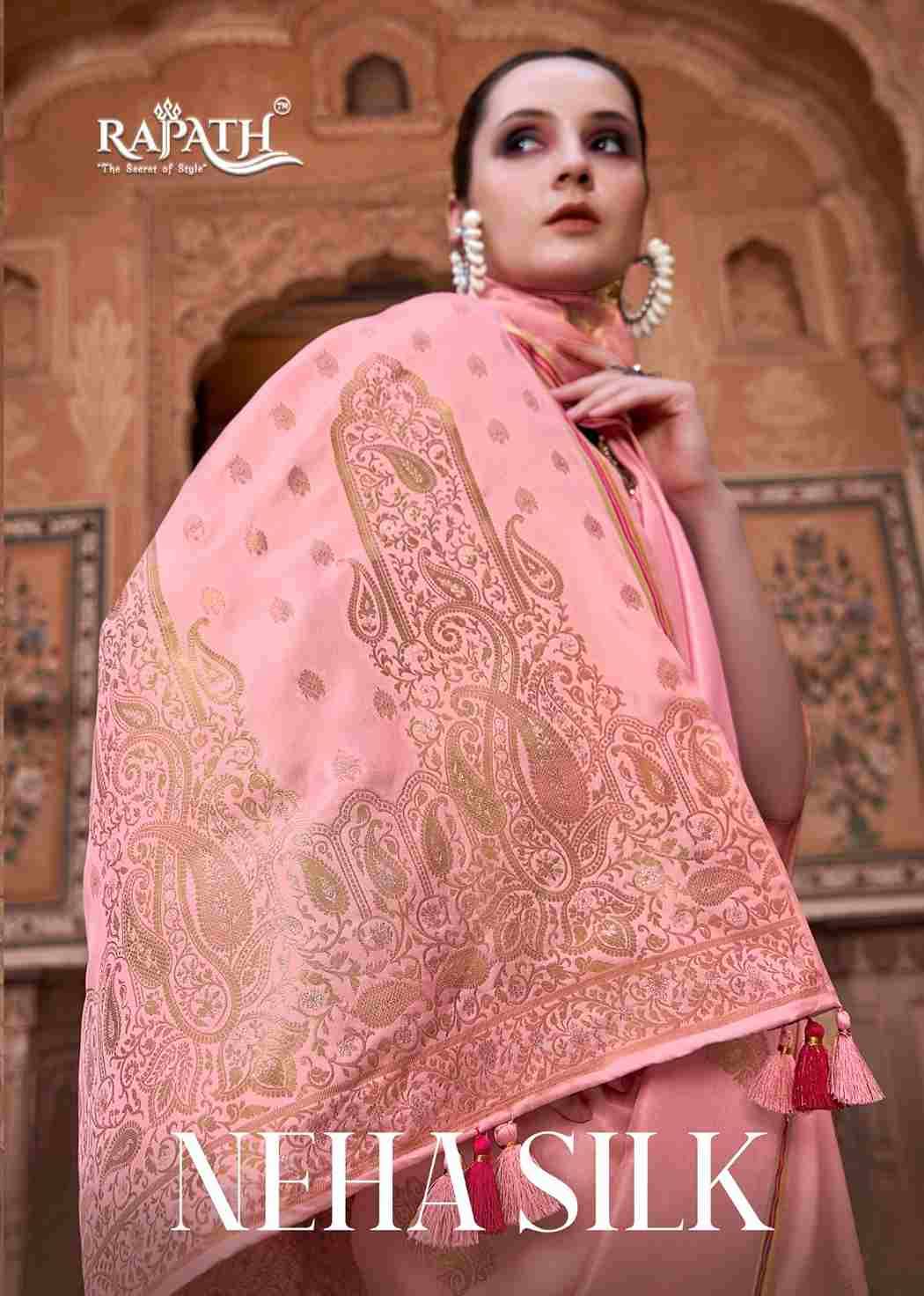 Neha Silk By Rajpath 178001 To 178006 Series Indian Traditional Wear Collection Beautiful Stylish Fancy Colorful Party Wear & Occasional Wear Pure Satin Silk Sarees At Wholesale Price