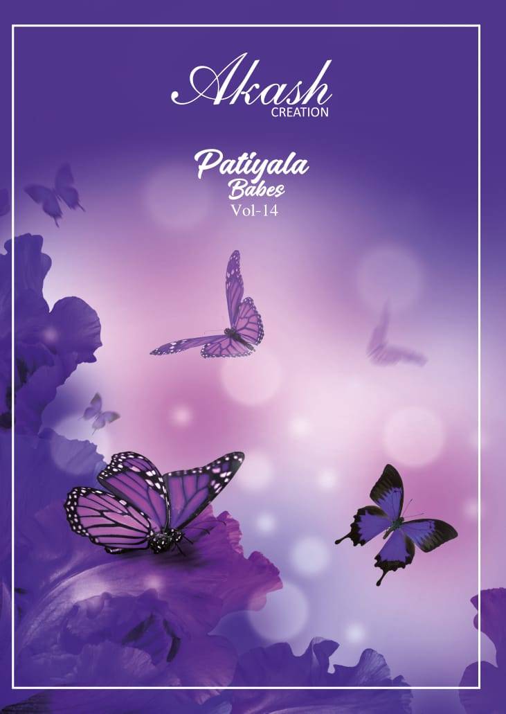 Patiyala Babes Vol-14 By Akash Creation 14001 To 14010 Series Beautiful Festive Suits Colorful Stylish Fancy Casual Wear & Ethnic Wear Pure Cotton Print With Work Dresses At Wholesale Price