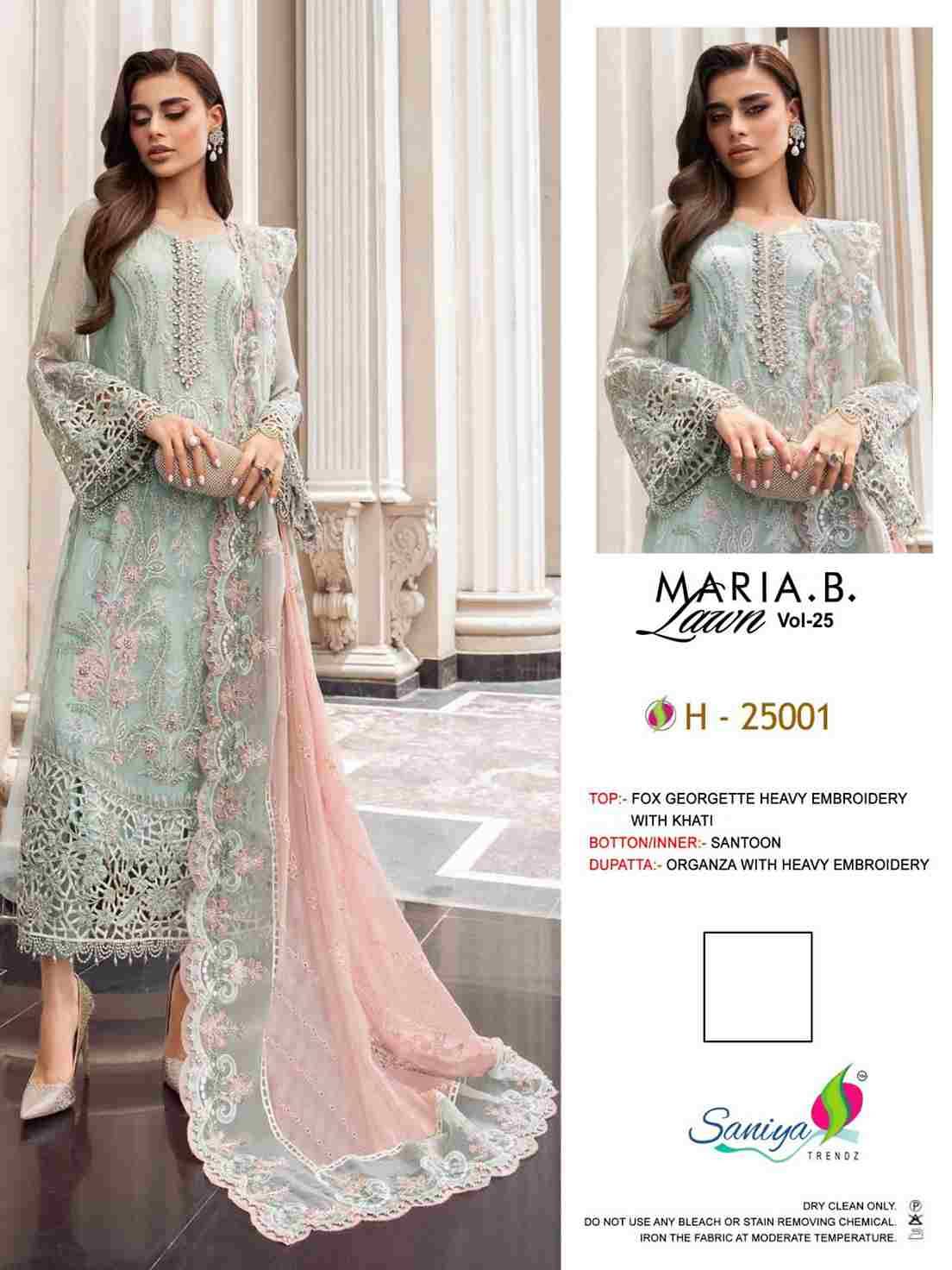 Saniya Trendz Hit Design 25001 By Saniya Trendz Beautiful Pakistani Suits Stylish Fancy Colorful Party Wear & Occasional Wear Faux Georgette Embroidered Dresses At Wholesale Price
