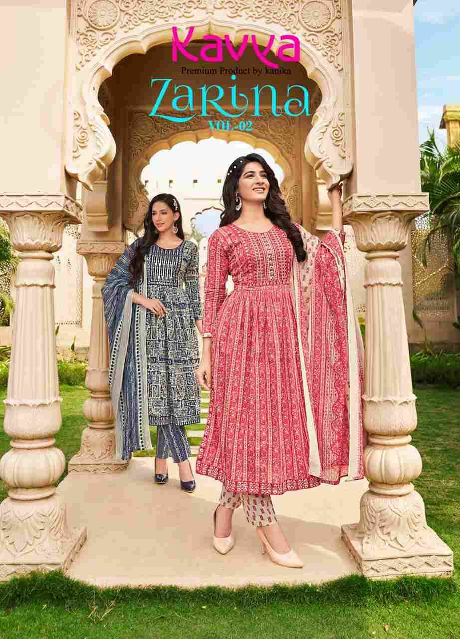 Zarina Vol-2 By Kavya 2001 To 2010 Series Beautiful Festive Suits Stylish Fancy Colorful Party Wear & Occasional Wear Pure Cambric Cotton Dresses At Wholesale Price