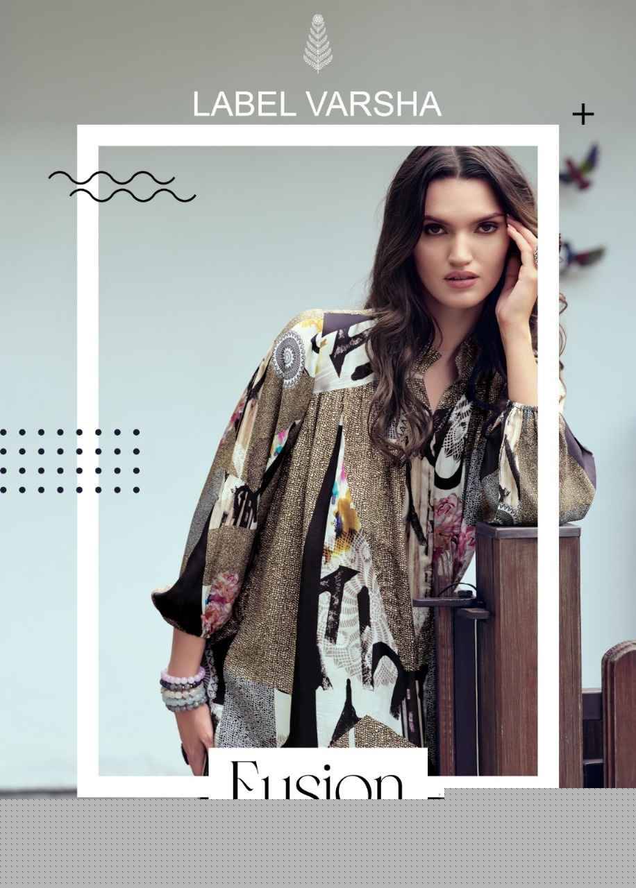 Fusion By Varsha 129 To 131 Series Designer Stylish Fancy Colorful Beautiful Party Wear & Ethnic Wear Collection Muslin Print Tops With Bottom At Wholesale Price